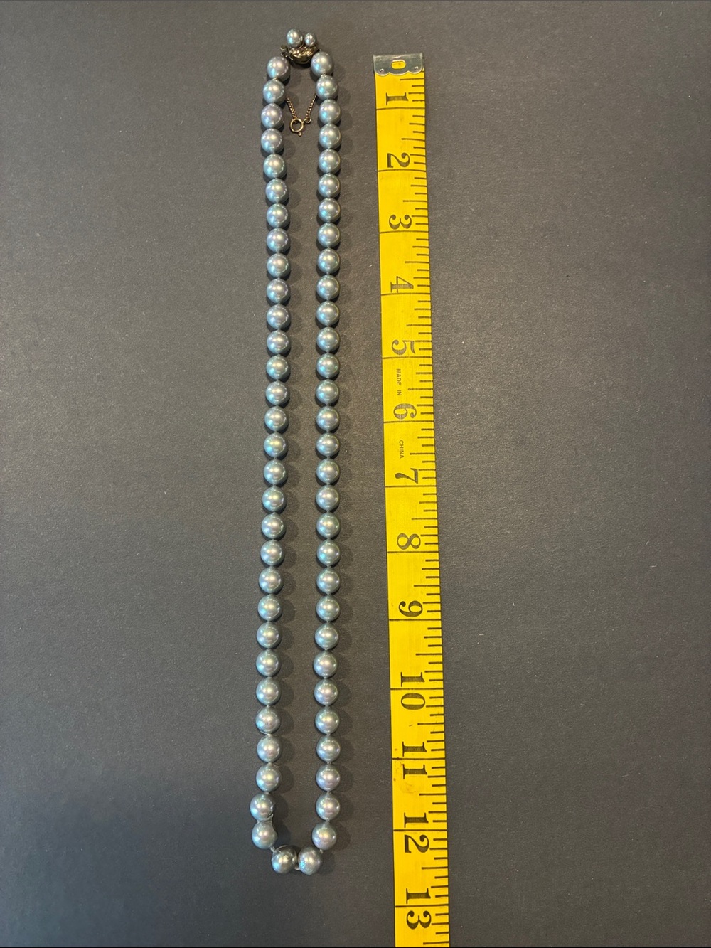 Majorca Gray Pearl Necklace - Classic Women's Jewelry